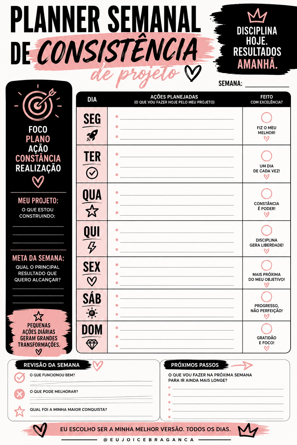 Planner de Consistência