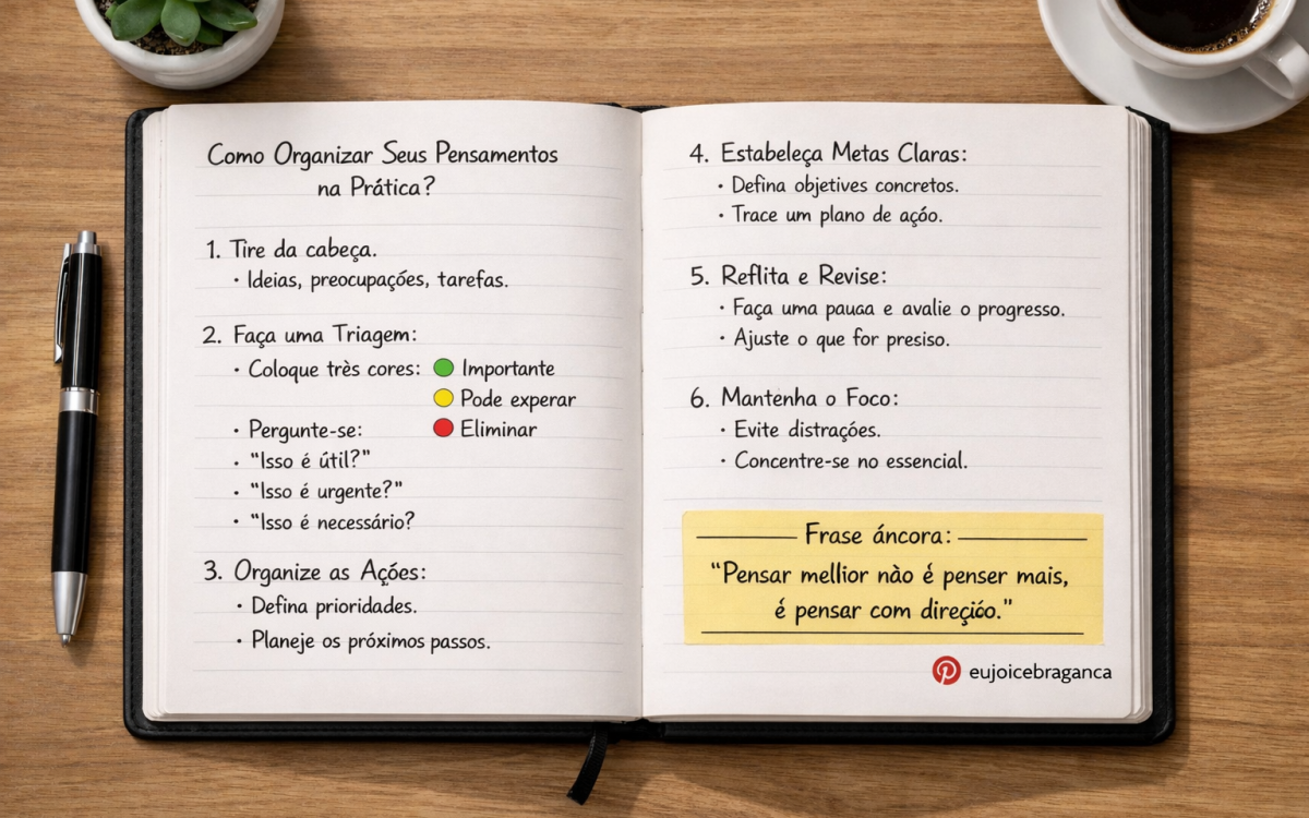 Organizando sua Mente