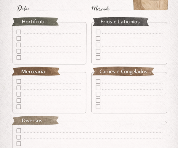 Lista de Compras Organizada